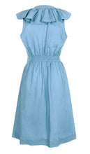 Load image into Gallery viewer, BLOOM Stevie V midi linen dress pale blue
