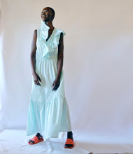 Load image into Gallery viewer, Pale Blue Stevie V Sleeveless Maxi Dress