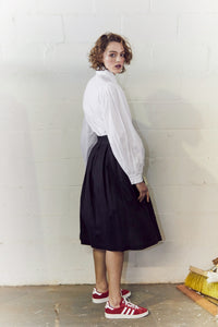 Lilac Linen Skirt