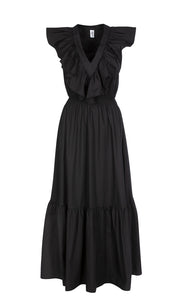 Black Stevie V Sleeveless Maxi Dress