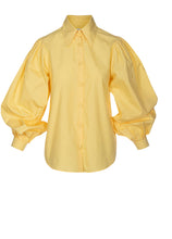 Load image into Gallery viewer, Yellow Collared Button Shirt