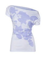 Load image into Gallery viewer, Lilac Off the Shoulder T-shirts