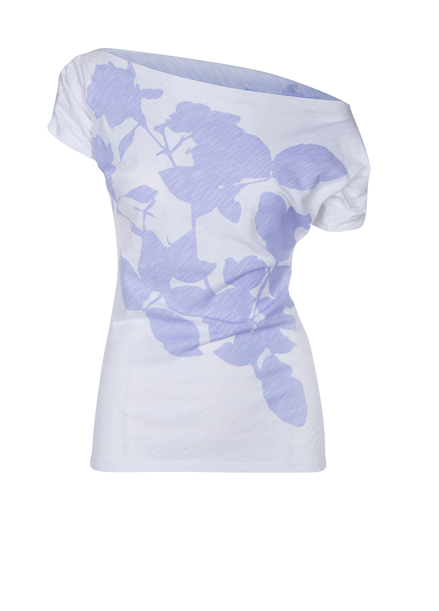 Lilac Off the Shoulder T-shirts